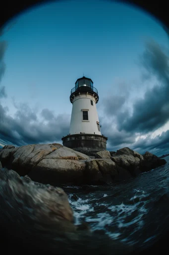 Dynamic Urban Fisheye style reference image — dynamic foreshortening