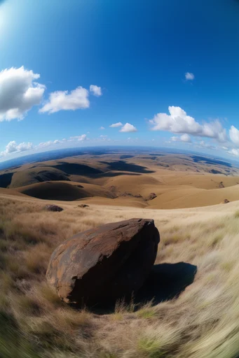 Dynamic Fisheye Urbanism style AI image example 2