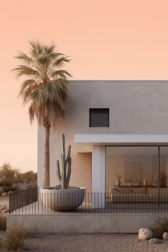 Synthetic Organic Minimalism style AI image example 4