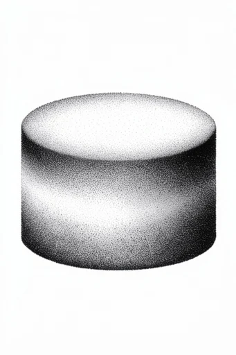 Graphic Halftone Brutalism style reference image — CMYK color layers