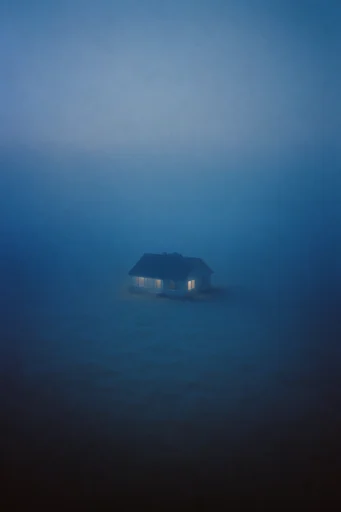 Cinematic Nocturnal Minimalism style reference image — minimalist composition