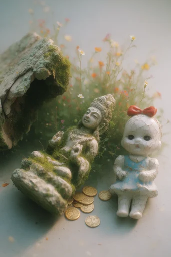 Ethereal Mossy Surrealism style reference image — ethereal soft-focus lighting