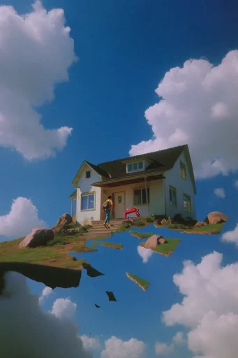 Surreal Cloudscape Dreamscapes style AI image example 4