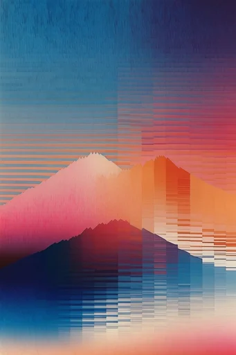 Luminous Glitch Spectrum style reference image — chromatic aberration