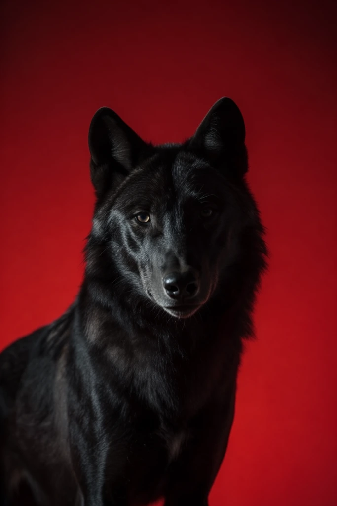 Crimson Noir Minimalism style AI image example 3