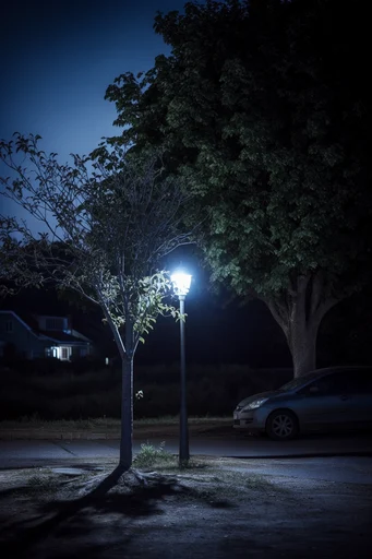 Cinematic Nocturnal Noir style reference image — chiaroscuro lighting