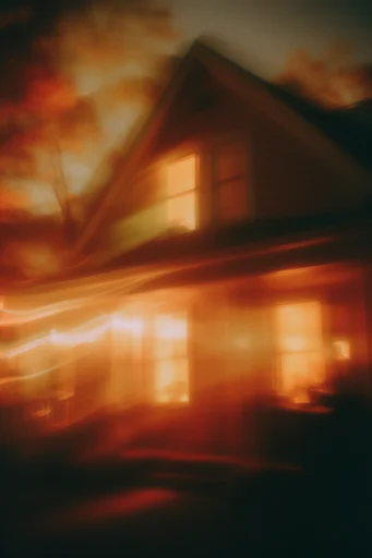 Amber Noir Dreamscape style reference image — soft-focus dreamlike haze