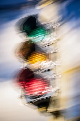 Kinetic Velocity Abstraction style reference image — long exposure photography