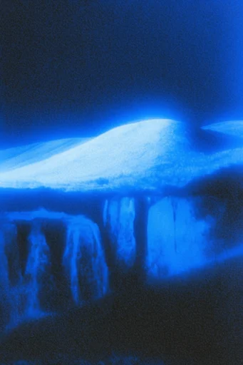Luminous Cobalt Nocturne style reference image — ultraviolet luminescence