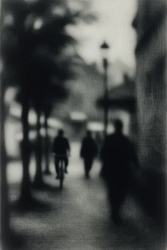 Haunted Pictorialist Archive style reference image — high contrast grain