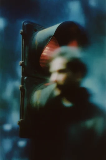 Kinetic Thermal Melancholy style reference image — analog texture