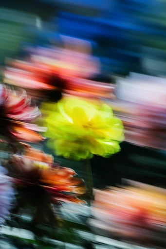 High-Velocity Kinetic Blur style reference image — abstract velocity