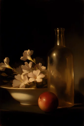 Tenebrous Ethereal Classicism style reference image — chiaroscuro