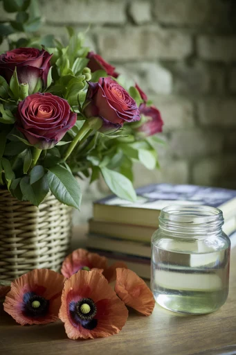 Tactile Botanical Minimalism style reference image — shallow depth of field
