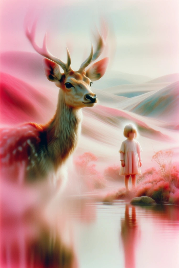 Surreal Glitch Etherea style AI image example 2