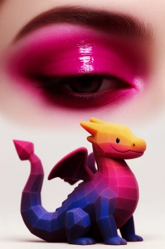 Hyper-Gloss Tactile Radiance style reference image — translucent texture distortion