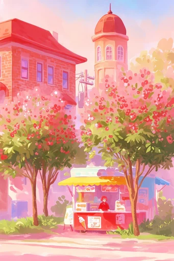 Luminous Ethereal Pastel style reference image — dreamy pastel palette