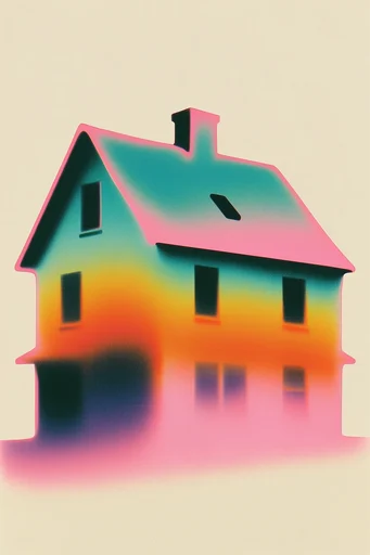 Chromatic Grain Minimalism style AI image example 4
