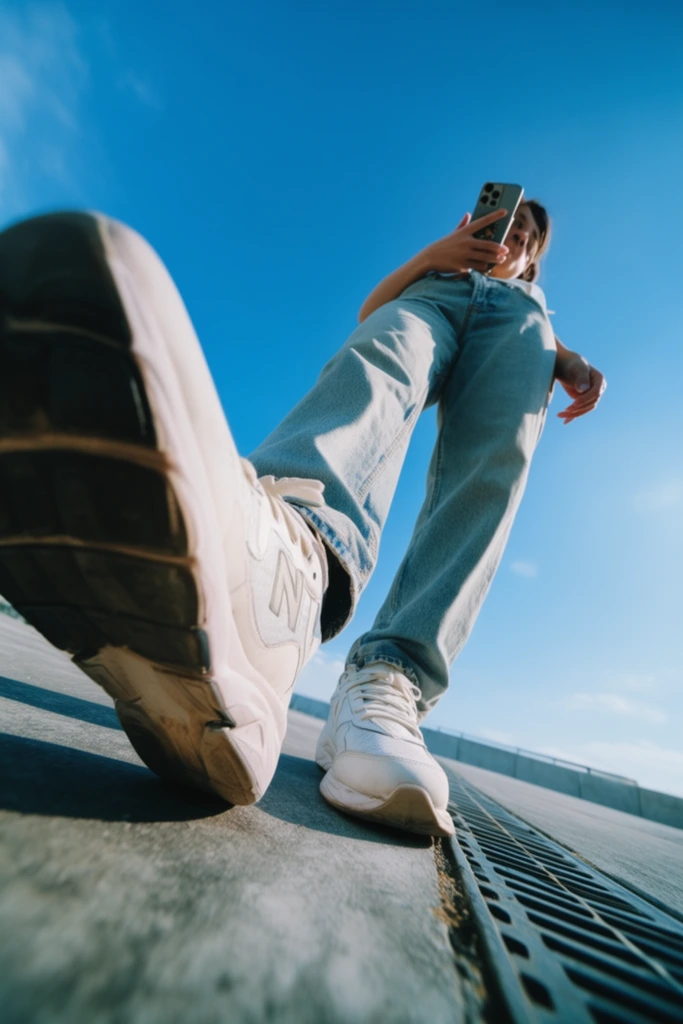 Dynamic Urban Fisheye style AI image example 1