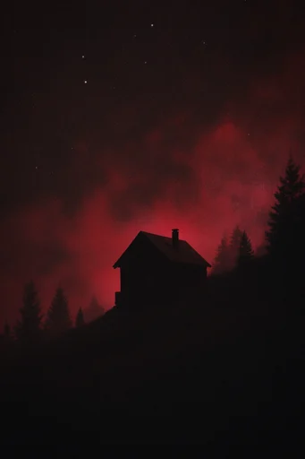 Crimson Noir Gothic style AI image example 4