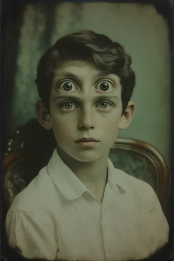 Muted Surreal Gothic style reference image — uncanny anatomical motifs