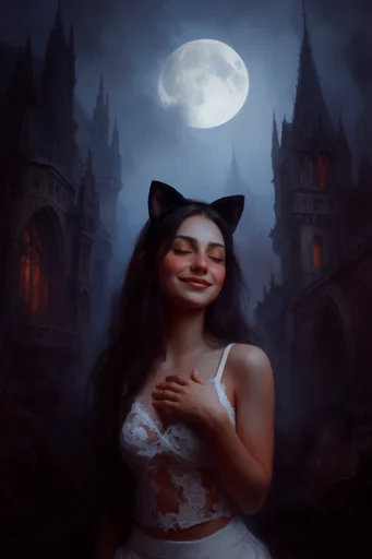 Ethereal Gothic Nocturne style reference image — dark romanticism