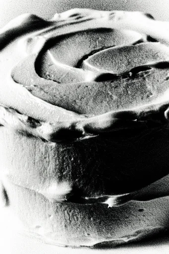 Gritty Analog Monochrome style reference image — xerox texture