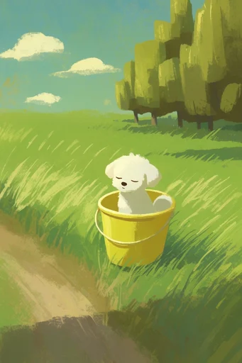 Ethereal Pastel Impressionism style reference image — delicate hand-drawn character