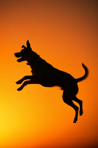 Cinematic Amber Silhouette style reference image — sharp edge definition