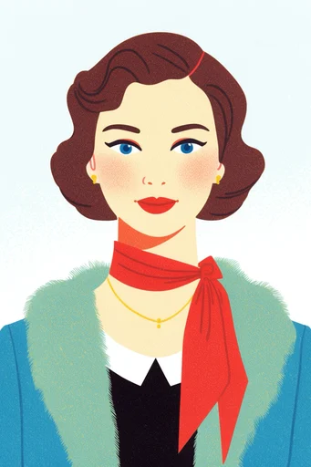 Textured Whimsical Print style reference image — bold color blocking