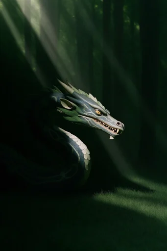 Minimalist Verdant Chiaroscuro style reference image — vibrant green palette