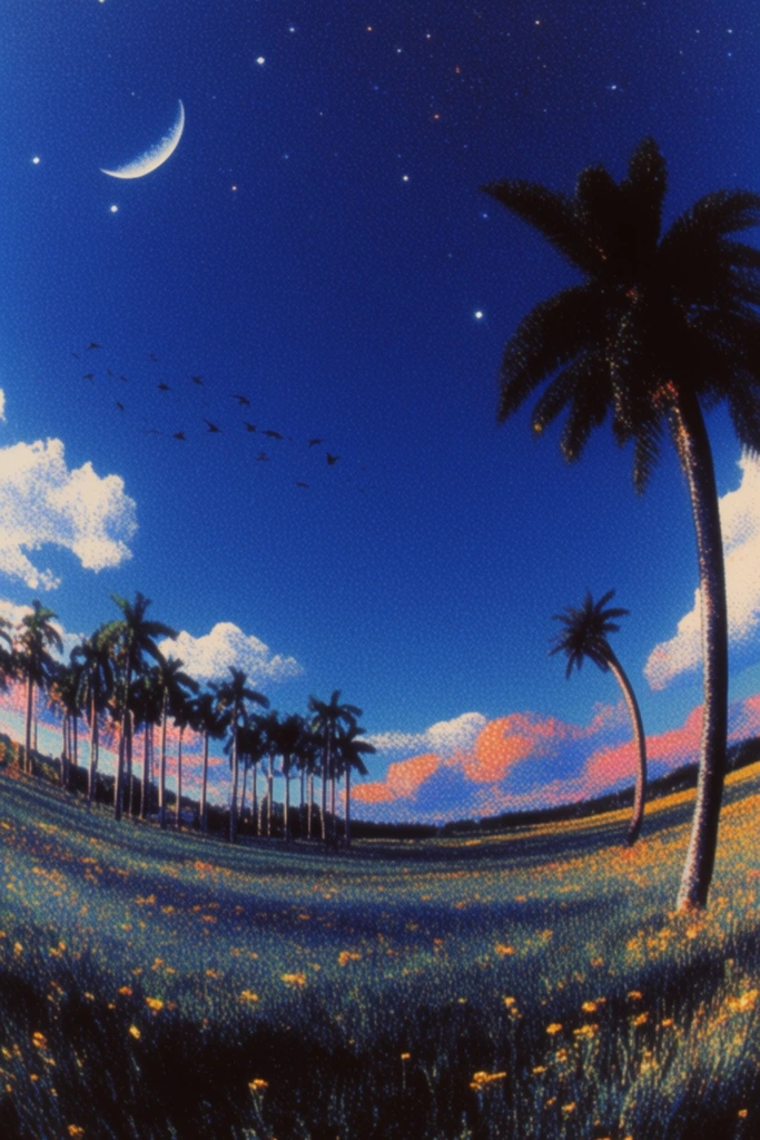 Surreal Retro-Futurist Distortion style AI image example 2