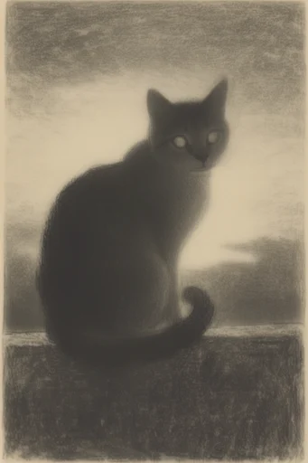 Monochrome Gothic Printmaking style reference image — sepia monochrome