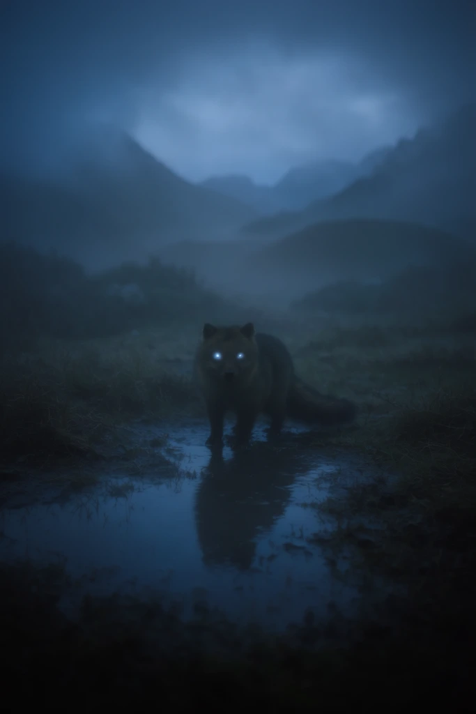 Melancholic Coastal Nocturne style AI image example 3