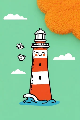 Playful Retro Pop style reference image — whimsical anthropomorphic character