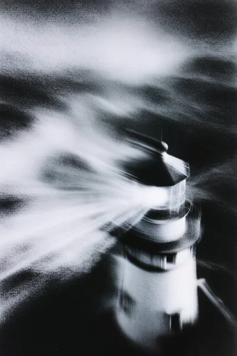Ethereal Noir Kineticism style reference image — spectral silhouettes