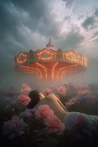 Luminous Melancholic Twilight style reference image — soft focus