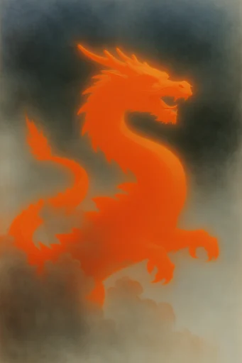 Luminous Spectral Silhouette style reference image — soft-focus airbrush texture