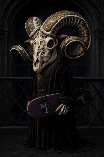 Opulent Gothic Surrealism style AI image example 3