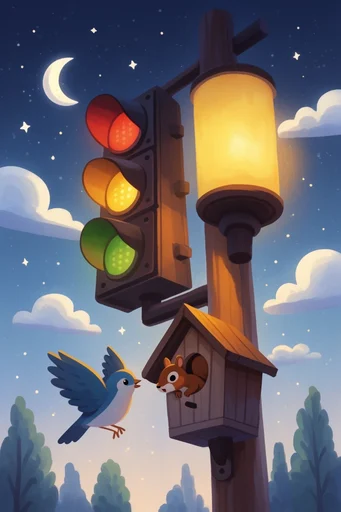 Cozy Twilight Whimsy style reference image — twilight color palette