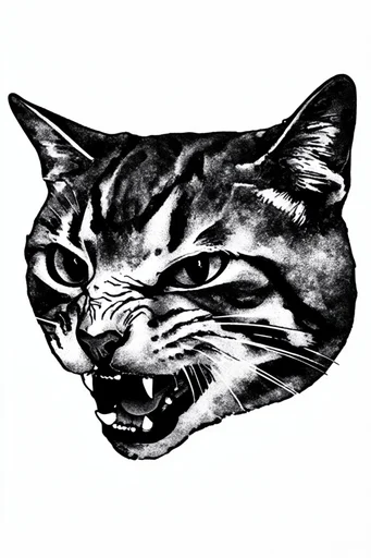 Gritty Xerox Punk style reference image — toner grain