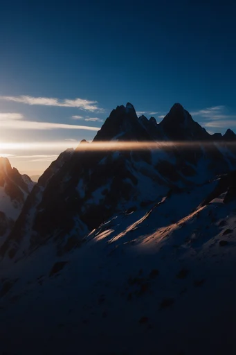 Cinematic Ultramarine Noir style reference image — cinematic silhouette