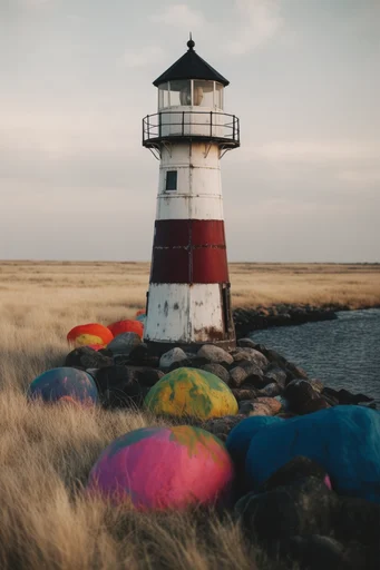 Surreal Pastoral Pop style reference image — primary color palette