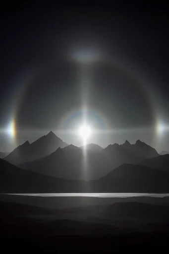 Ethereal Cosmic Minimalism style AI image example 2