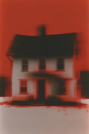 Cinematic Glitch Noir style AI image example 4