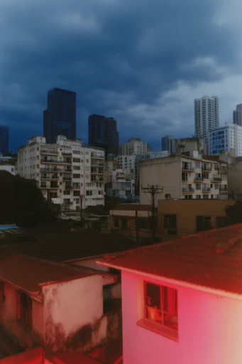 Cinematic Twilight Noir style reference image — cinematic twilight