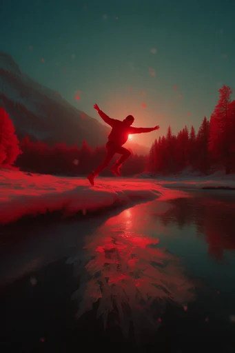 Infrared Nocturnal Gothic moodboard — generate AI images in this style