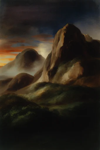 Visceral Baroque Realism style reference image — chiaroscuro oil painting
