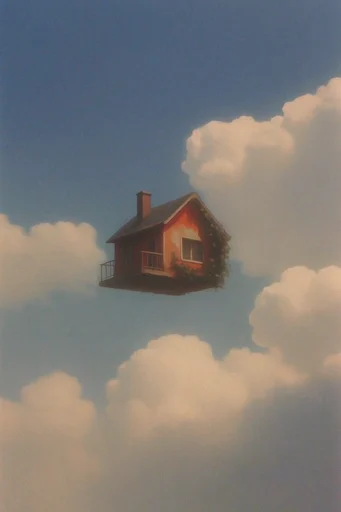 Ethereal Analog Surrealism style AI image example 4