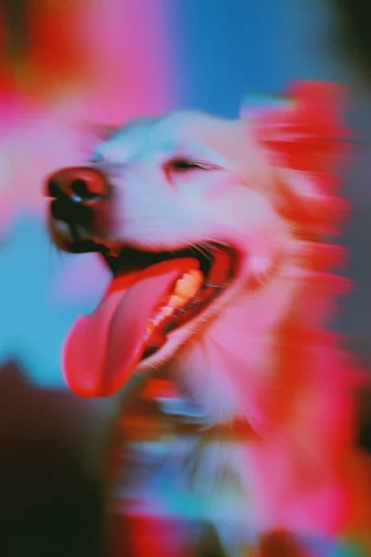 Chromatic Neon Hallucination style reference image — high-contrast saturated palette